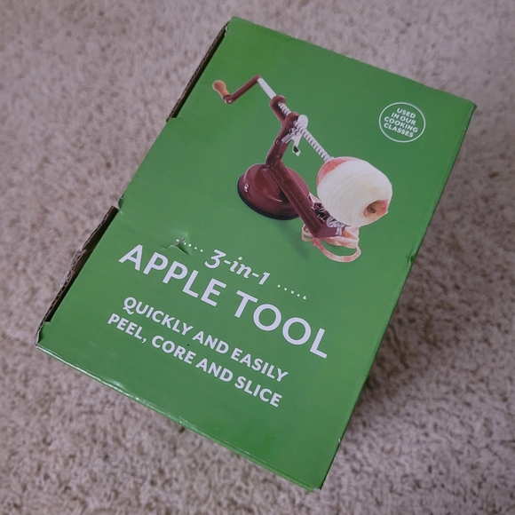 Sur La Table 3 In 1 Apple Tool Peel Core Slice Kitchen Gadgets - Picture 11 of 13